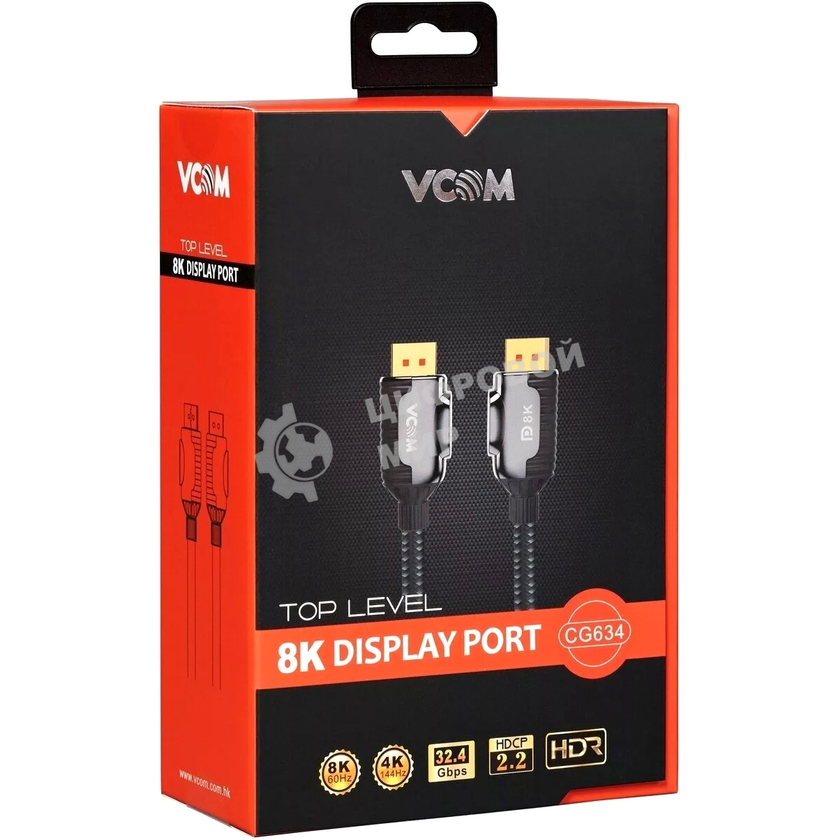 Кабель соединительный VCOM CG634-2M DISPLAY PORT v1.4, 8K@60Hz, 2 м