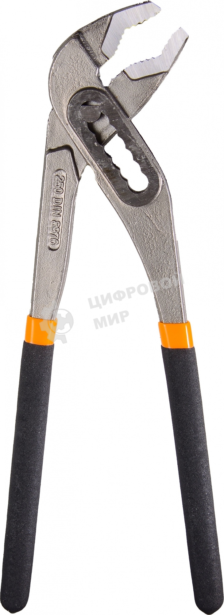 Клещи переставные,250 мм.,обливные рукоятки