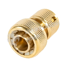 Соединитель Palisad латунь быстросъемный для шланга 3/4'' аквастоп