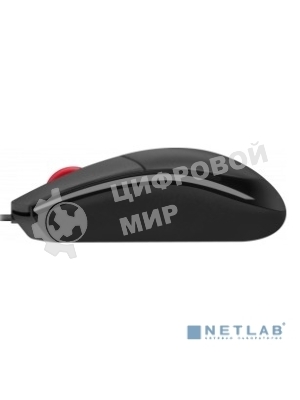 Мышь проводная Defender Delta MM-523 черный, 1000 dpi, USB, кнопки - 3