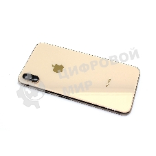 Задняя крышка (корпус) в сборе с рамкой для Apple iPhone Xs Max Gold