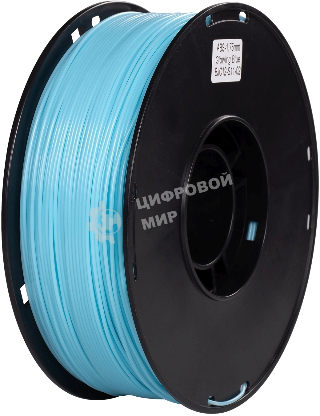 Пластик для принтера 3D Cactus CS-3D-ABS-1KG-L-BLUE ABS LUMINOUS d1.75мм 1кг 1цв.