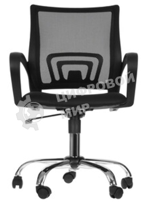 Кресло Бюрократ CH-695N/SL/BLACK черный, сетка, 120 кг, механизм качания