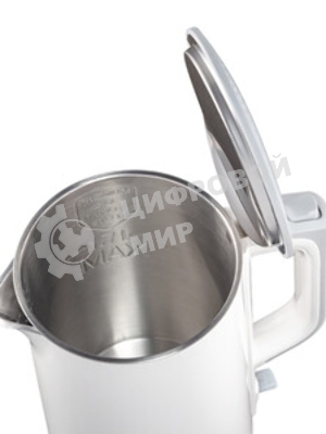 Чайник электрический Panasonic NC-CWK50 1.7 л, 1500 Вт, белый корпус: нерж.сталь/пластик