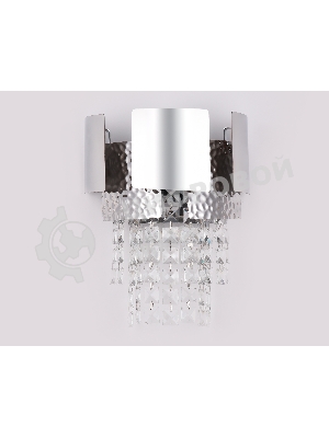 Светильник Ambrella light TR5250/2 SL/CL серебро/прозрачный E14/2 max 40W 270*240*150