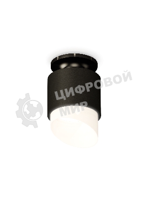 Светильник Ambrella Light XS7511066 SBK/PBK/FR черный песок/черный полированный/белый матовый MR16 GU5.3 (N7926, C7511, N7175)