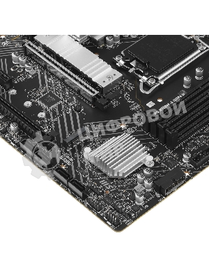 Материнская плата MSI PRO B760M-A DDR4 II, LGA1700, Intel B760, 4xDDR4, 4xSATA, 2xM.2, 1xPCIe 4.0 x16, DisplayPort, HDMI, 1x2.5Gb LAN, 3x3.5 мм, 7.1, microATX
