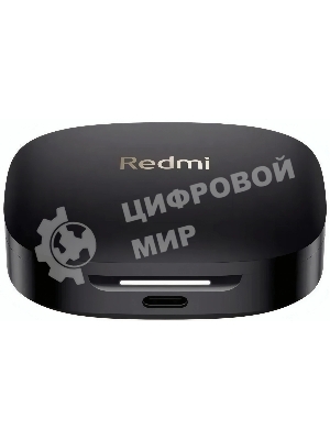 Наушники TWS Xiaomi Redmi Buds 6 черный, внутриканальные, Bluetooth, активное шумоподавление, до 40 ч