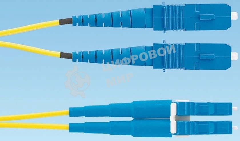 Патч-корд Panduit F92ELLNSNSNM010 2x9/125 OS1/OS2 LC дуплекс-SC дуплекс 10м LSZH желтый