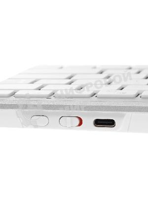 Клавиатура A4Tech Fstyler FBX51C беспроводная, USB, Bluetooth/Радиоканал, белый