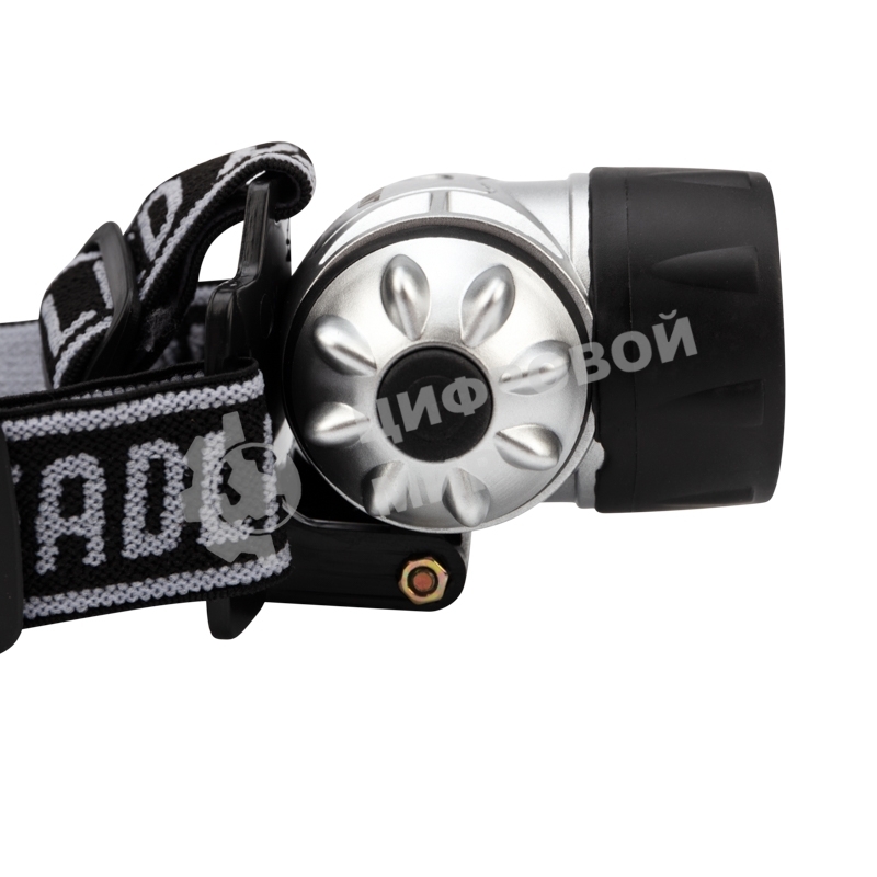 Фонарь налобный Rexant поворотный COB, 3 х AAА, увеличенное время работы, ремень в комплекте