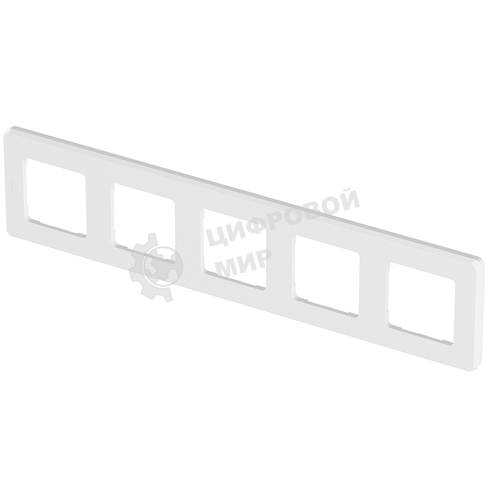 Рамка 5 постов белый Inspiria