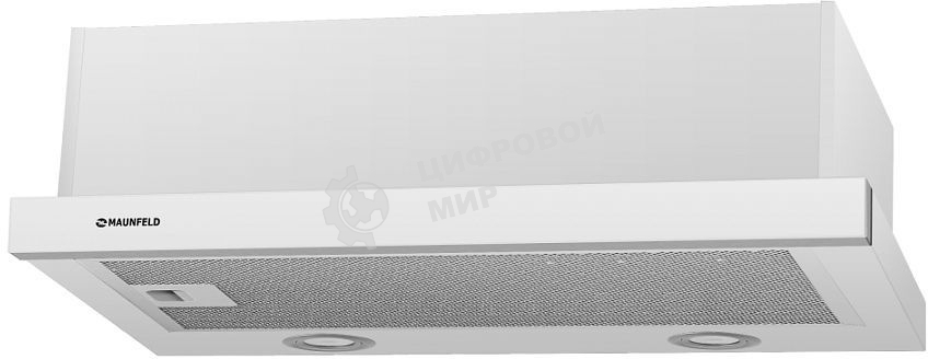 Вытяжка встраиваемая Maunfeld VS Light Glass 60 белый, 60 см, 520 куб. м/ч, 56 дБ