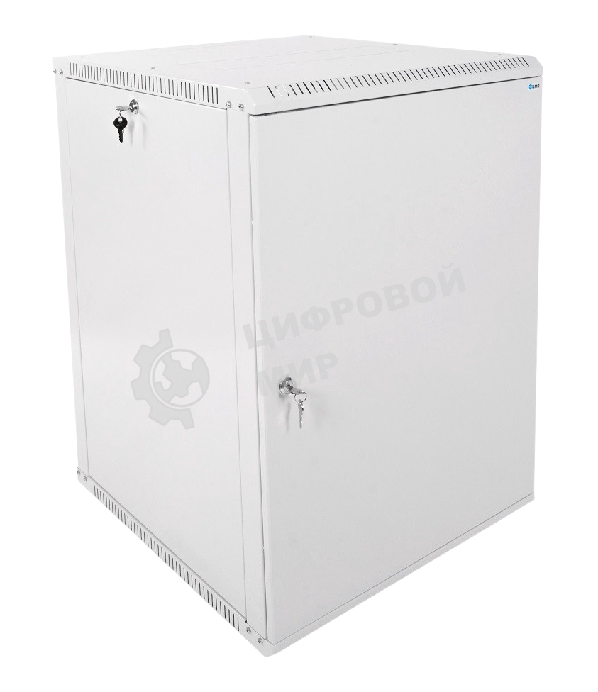 Шкаф телеком. настенный разборный 15U (600х650) дверь металл (ШРН-Э-15.650.1) (1 коробка)