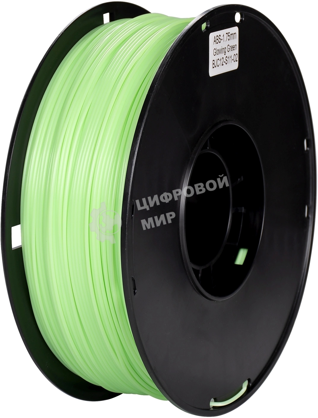 Пластик для принтера 3D Cactus CS-3D-ABS-1KG-L-GN ABS LUMINOUS d1.75мм 1кг 1цв.