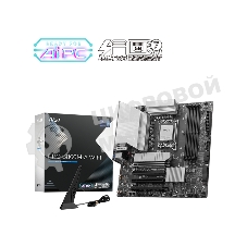 Материнская плата MSI PRO B860M-A WIFI, LGA 1851, Intel B860, 4xDDR5, 4xSATA, 3xM.2, 1xPCIe 5.0 x16, 1xPCIe 4.0 x16, 1xPCIe 4.0 x16, 1xHDMI, 1xDP, 1xUSB-C, 1x 5Gb LAN, 4xUSB-A 3.2 Gen 2, 2xUSB-A 2.0, 7.1, 1x3.5 мм, 1xUSB 3.2 Gen 2 Type-C, Wi-Fi 6, mATX