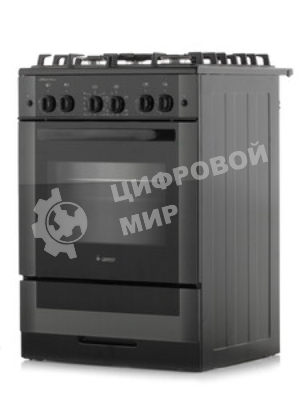 Плита газовая Gefest ПГ 6500-02 0115 черный, конфорок 4 шт, духовка 52 л, 60 см x 85 см x 60 см