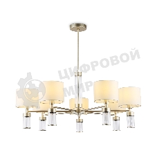 Люстра Ambrella light LH71303/7 CGD/WH золото/белый E14/7 max 40W D860*740