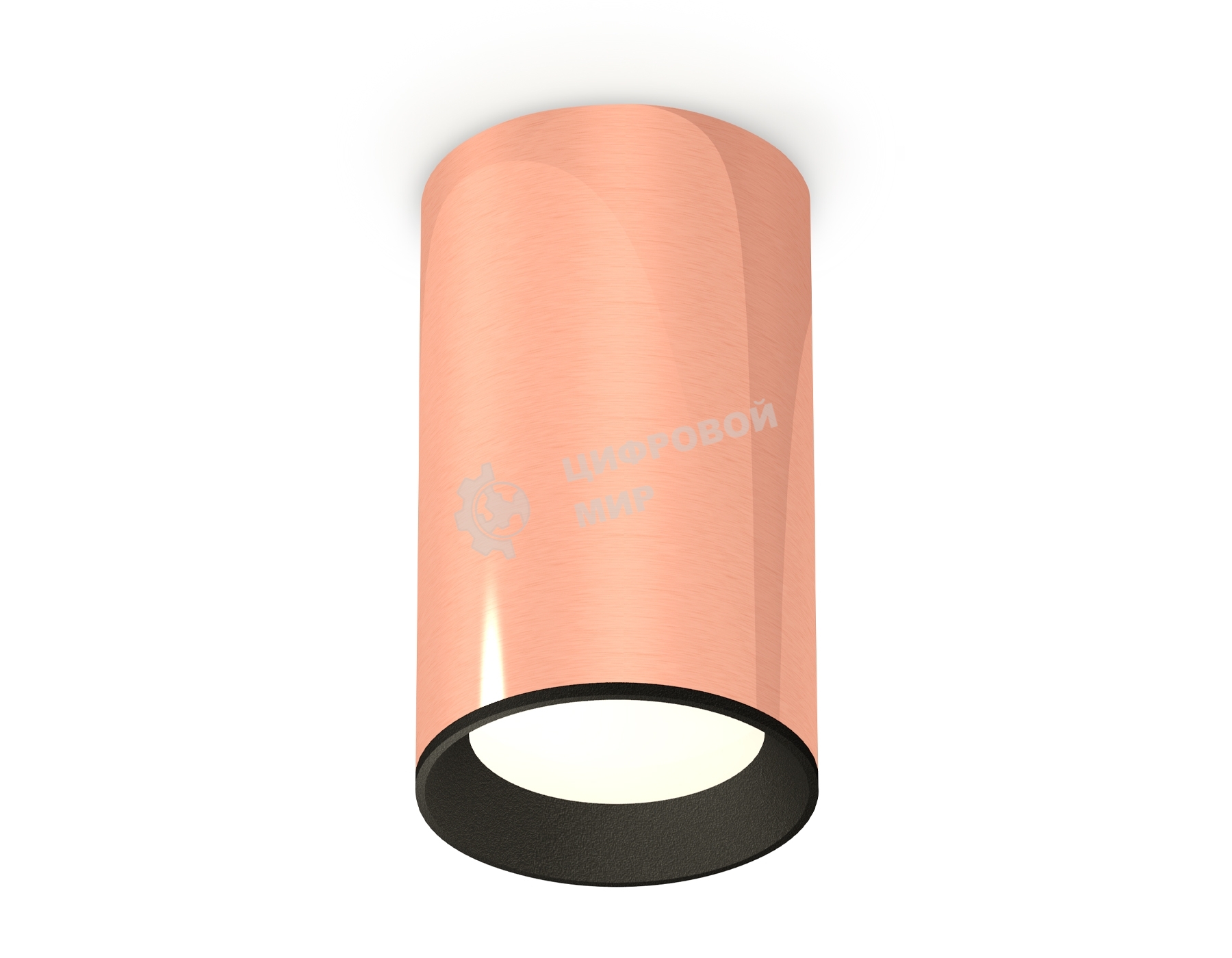 Светильник Ambrella Light XS6326002 PPG/SBK золото розовое полированное/черный песок MR16 GU5.3 (C6326, N6102)