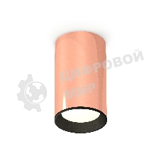 Светильник Ambrella Light XS6326002 PPG/SBK золото розовое полированное/черный песок MR16 GU5.3 (C6326, N6102)