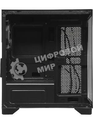 Компьютерный корпус Accord ACC-350-02B черный без БП mATX 1x120мм 1xUSB 2.0 1xUSB 3.0 1xUSB3.1 audio
