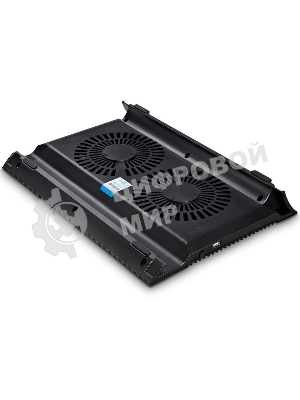 Теплоотводящая подставка под ноутбук DeepCool N8 BLACK (до 17