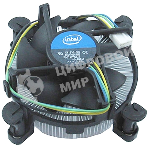 Кулер INTEL для S1155/S1150 (INTEL Original) (i3/G) 4-pin Alluminium
