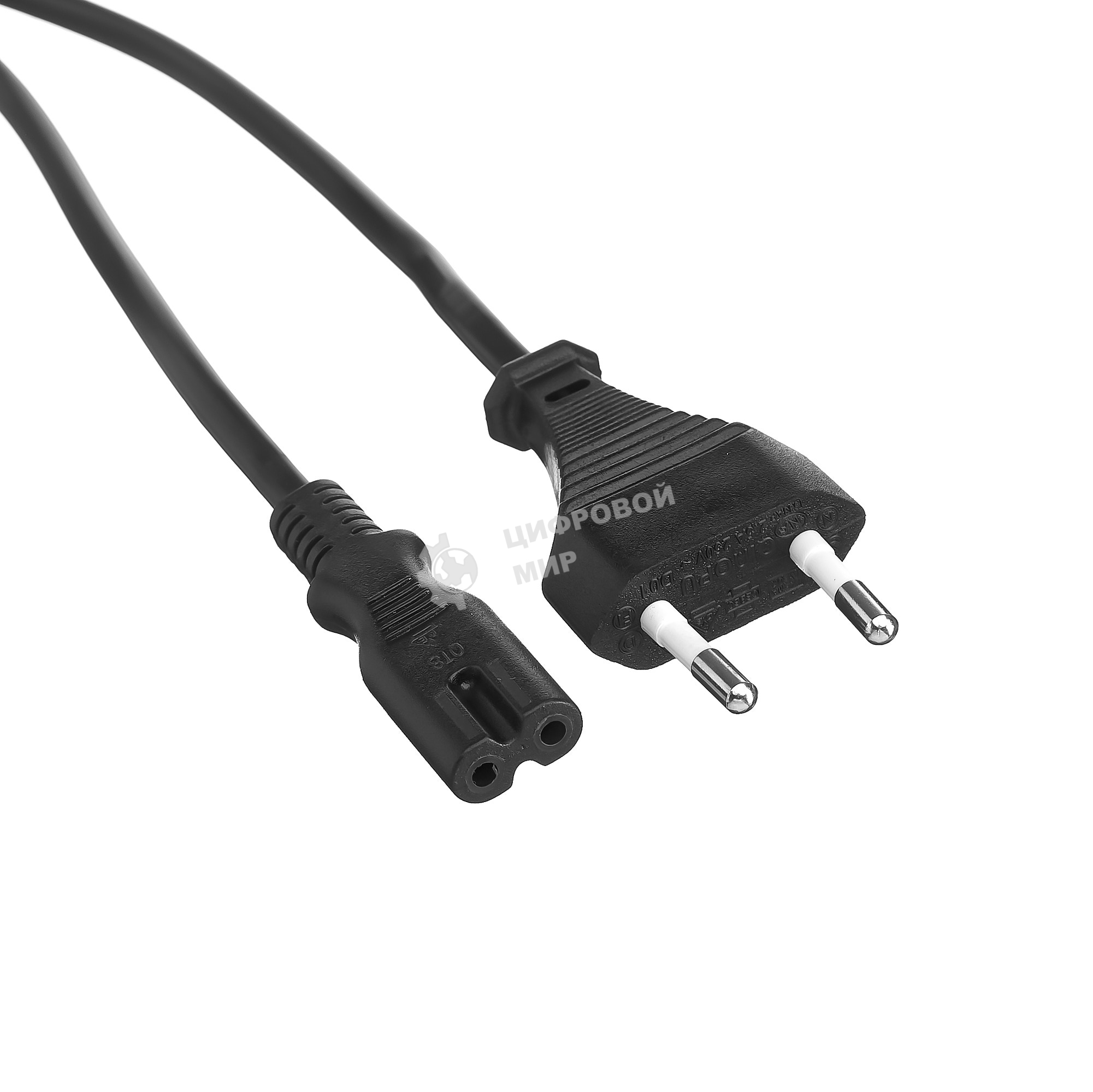 Кабель питания ExeGate ES281004RUS ноутбуков, аудио/видео ExeGate Special PCN-0,5S (CEE7/16->С7) 2x0.5, CCA, 0.5м