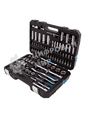 Набор инструментов Gross 109 предметов, 120 зубьев, CrV 1/4, 1/2