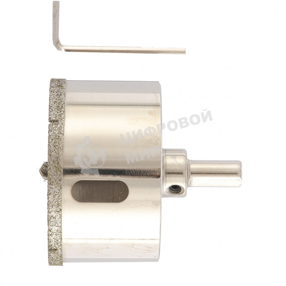 Сверло алмазное Matrix по керамограниту 68x67 мм, 3-гранный хвостовик