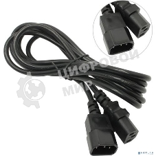 Кабель монитор-компьютер (UPS->уст-во) ExeGate Special EC-3S (С13->С14) 3x0.75, CCA, 3м