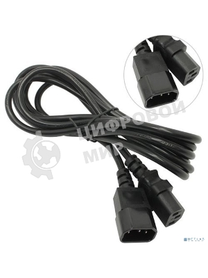 Кабель монитор-компьютер (UPS->уст-во) ExeGate Special EC-3S (С13->С14) 3x0.75, CCA, 3м