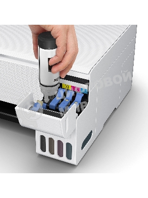 МФУ струйное Epson L3256 (C11CJ67407/C11CJ67414/C11CJ67421/C11CJ67519/C11CJ67504/C11CJ67524/C11CJ67516), A4 цветное, печ. до 10 стр/мин. (ч/б) до 5 стр/мин. (цвет), 1440 x 5760 dpi (печать) 1200x2400dpi (скан.), USB, Wi-Fi