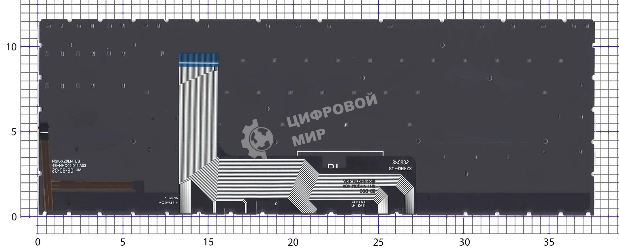 Клавиатура для ноутбука HP Omen 7 16-B черная с подсветкой (Intel версия)