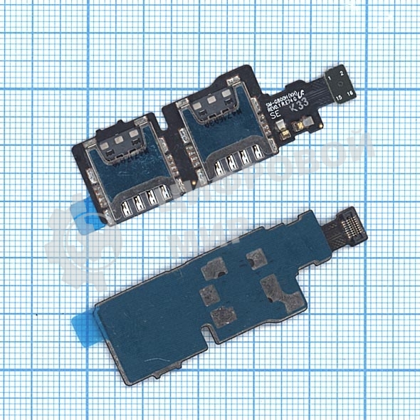 Слот Sim-карты для Samsung Galaxy S5 mini SM-G800