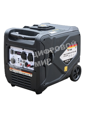 Генератор инверторный Kranz KR5500IE, 5,5кВт, 230В, 10л, закрытый корпус, электростартер