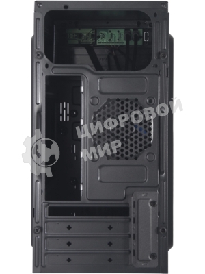 Компьютерный корпус KingPrice KPCC-MN208 черный без БП mATX 1x80мм 2x120мм 2xUSB 2.0 audio