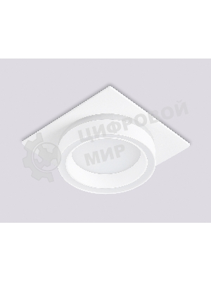 Светильник Ambrella light TN52421 WH/FR белый/белый матовый GX53 max 12W 105*105*45