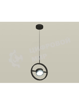 Светильник Ambrella light XB9112102 SBK/PPH черный песок/графит полированный GX53 (C9112, N8133)