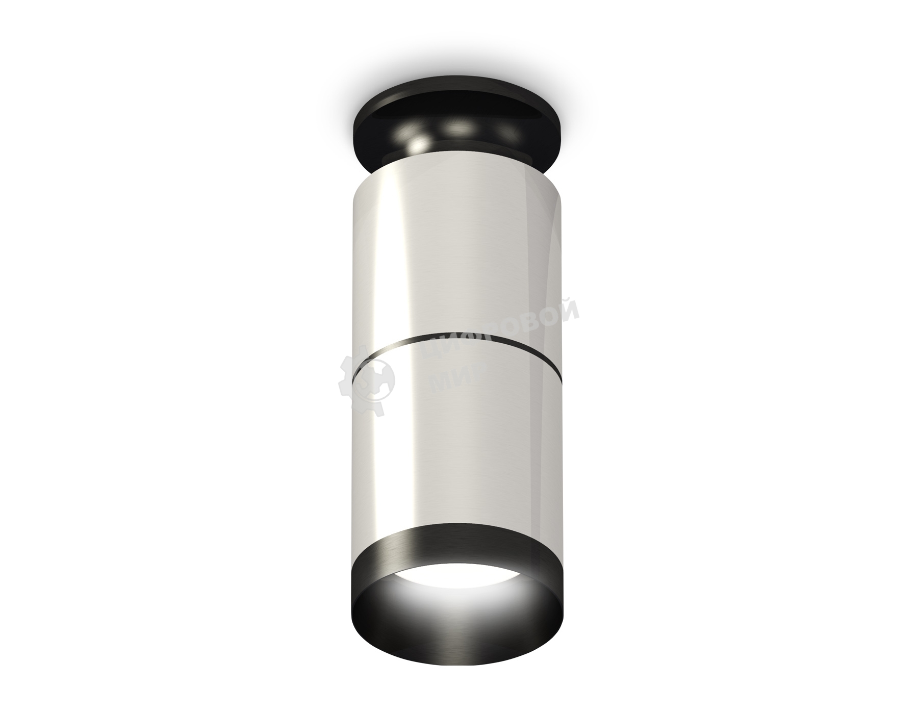 Светильник Ambrella Light XS6305080 PSL/PBK серебро полированное/черный полированный MR16 GU5.3 (N6902, C6305, A2061, N6131)