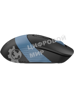 Мышь беспроводная A4Tech Fstyler FB10CS черный/синий, 2000 dpi, радиоканал, Bluetooth, USB, кнопки - 4