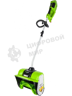 Снегоуборщик аккумуляторный GreenWorks GD40SSK4, 40V, 30 см, бесщеточный, с 1хАКБ 4 А.ч и ЗУ 2600807UB