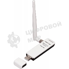 Адаптер TP-Link SOHO TL-WN722N 150Mbps High Gain Wireless N USB Adapter with Cradle, 1T1R, 2.4GHz, 802.11n/g/b, 1 detachable antenna