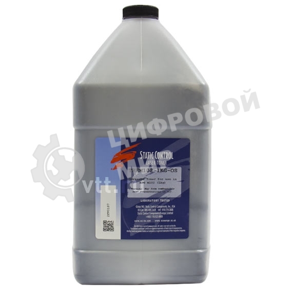 Тонер Static Control для HP LJ PM104/132, Bk, 1 кг, флакон
