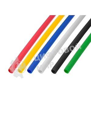 Термоусаживаемые трубки Rexant 3,0/1,5 мм, набор пять цветов, упаковка 50 шт. по 1 м