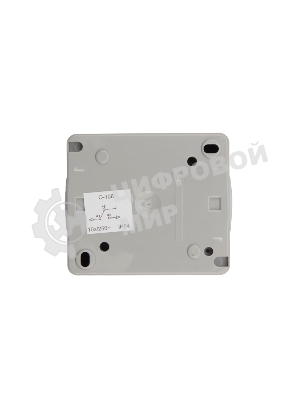 Переключатель проходной Kranz INDUSTRIAL открытой установки, IP54 серый