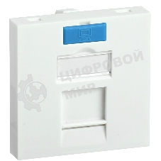 Вставка IEK ITK 45х45мм для 1 мод. Keystone Jack с маркером