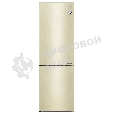 Холодильник LG GA-B509CECL бежевый, двухкамерный, 277/107л, морозилка снизу, No Frost