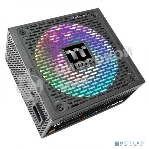 Блок питания Thermaltake Toughpower iRGb PLUS 750W RTL (PS-TPI-0750F3FDGE-1), 750Вт, 80 PLUS Gold, 140мм, модульный, черный