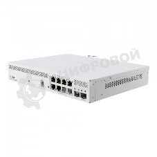 Коммутатор MikroTik CSS610-8P-2S+IN PoE-коммутатор, 8х 1G RJ45, 2х SFP+, раздача PoE 140 Вт, SwitchOS Lite